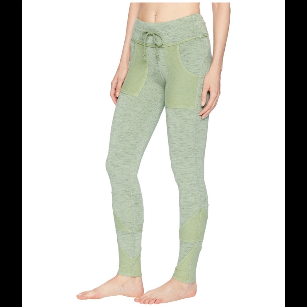 Free People Movement Kyoto Leggings Lime Green